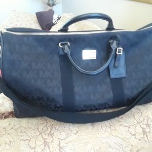 Michael Kors black duffle bag